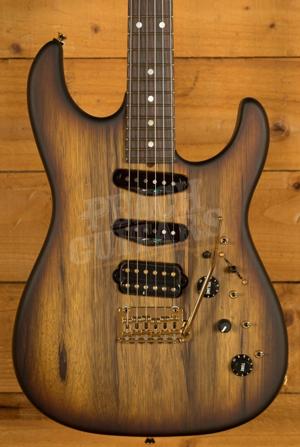 James Tyler Guitars | Studio Elite Black Limba Hollowbody - Brown Burst