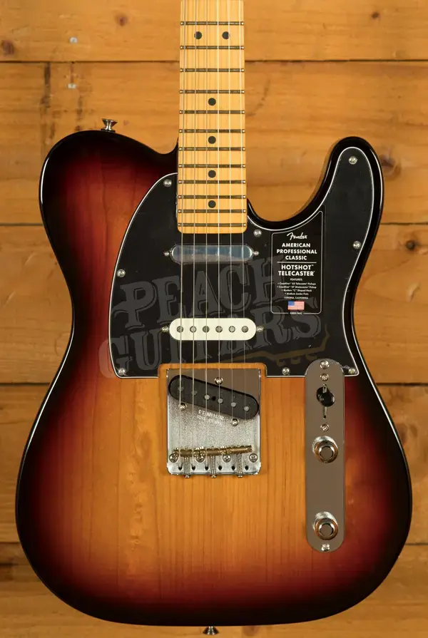 Fender American Professional Classic Hotshot Telecaster - Maple - 3-Colour Sunburst