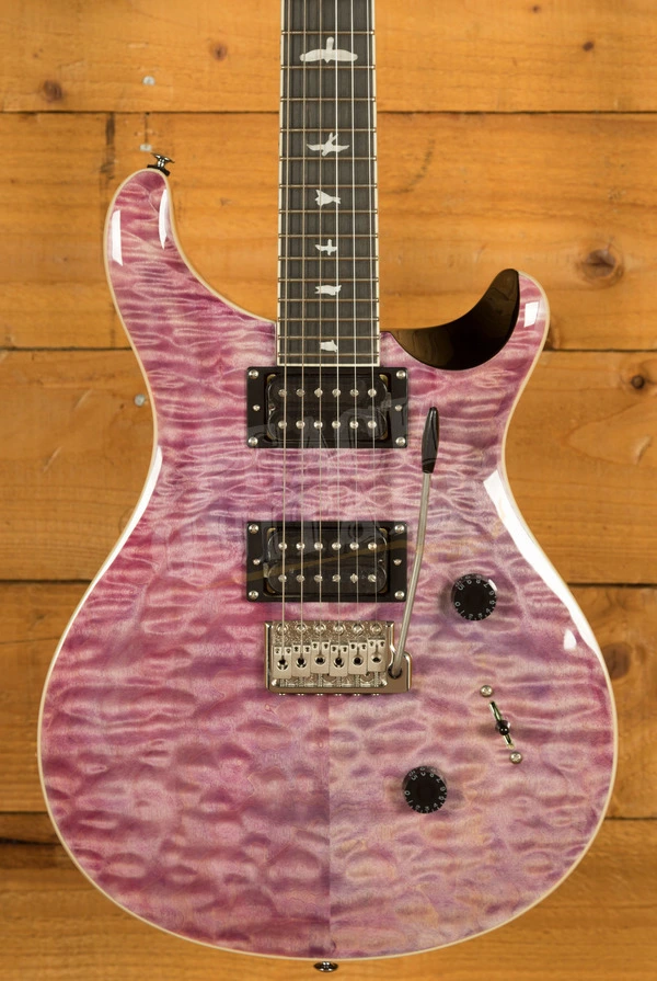 ギター PRS SE Custom 24 Quilted Violet 2025 PRS SE Custom 24 Quilt Electric Guitar - Violet | Sweetwater