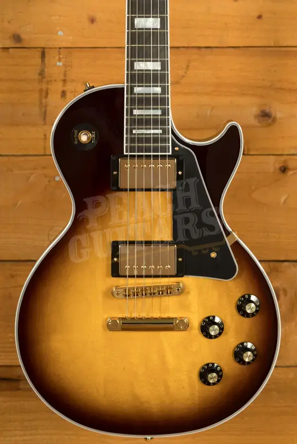Gibson Les Paul Custom 70s Tobacco Burst Electric Guitar w/Case