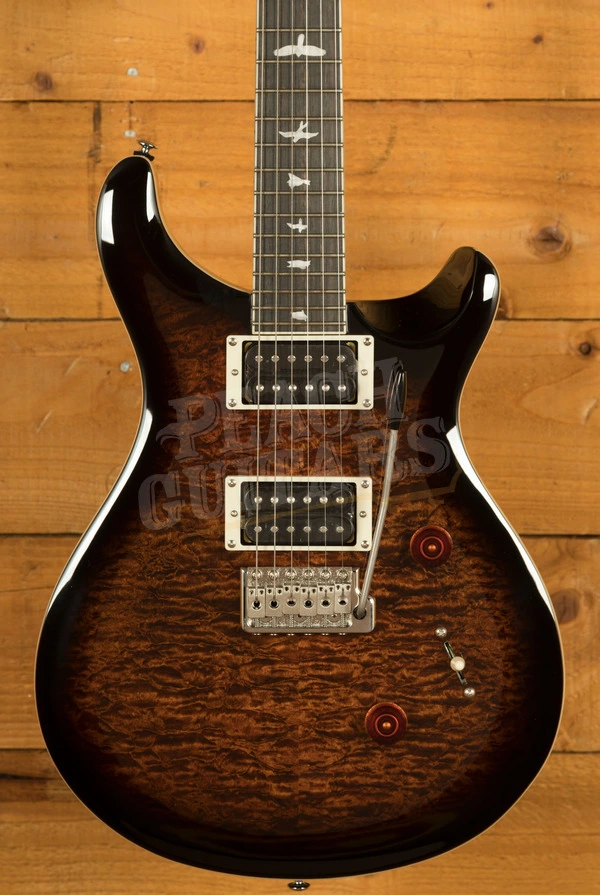 PRS SE Custom | Custom 24 Quilt - Black Gold Sunburst