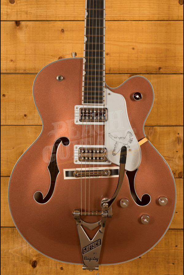 Gretsch G6136TSLCPMLTD Falcon 2Tone Copper Metallic Peach Guitars