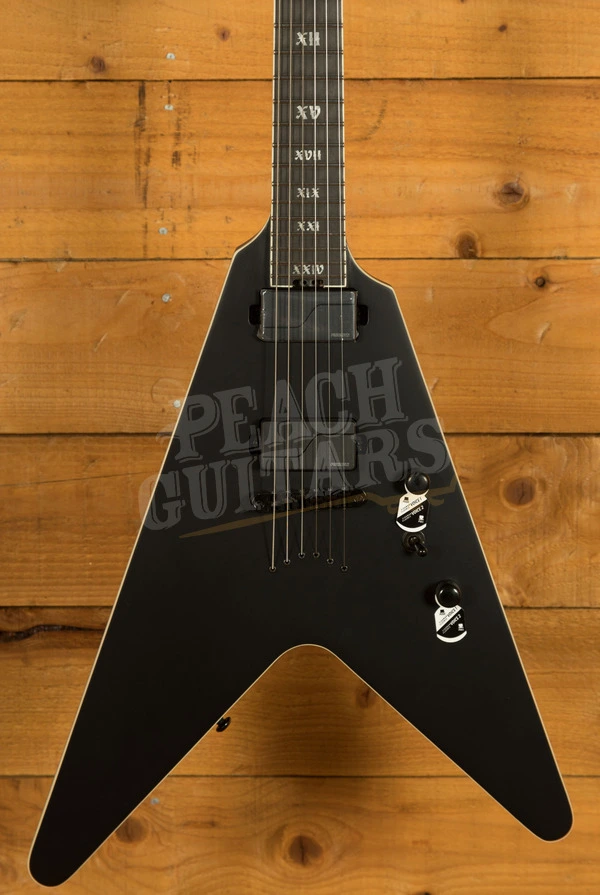 Schecter V-1 SLS Elite Evil Twin | Satin Black