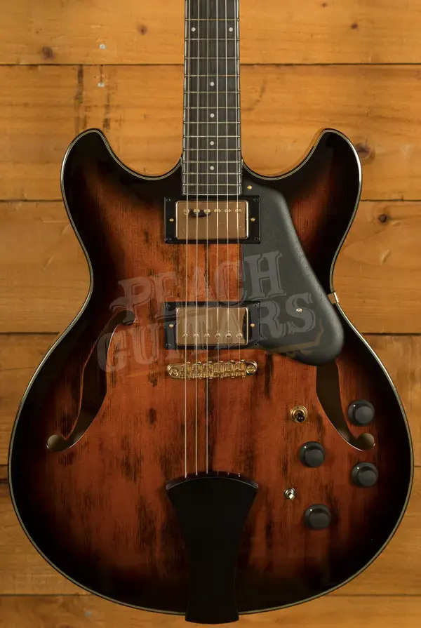 Ibanez ASH300 Artstar Series Hollow Body - Macassar Ebony - Tobacco Brown