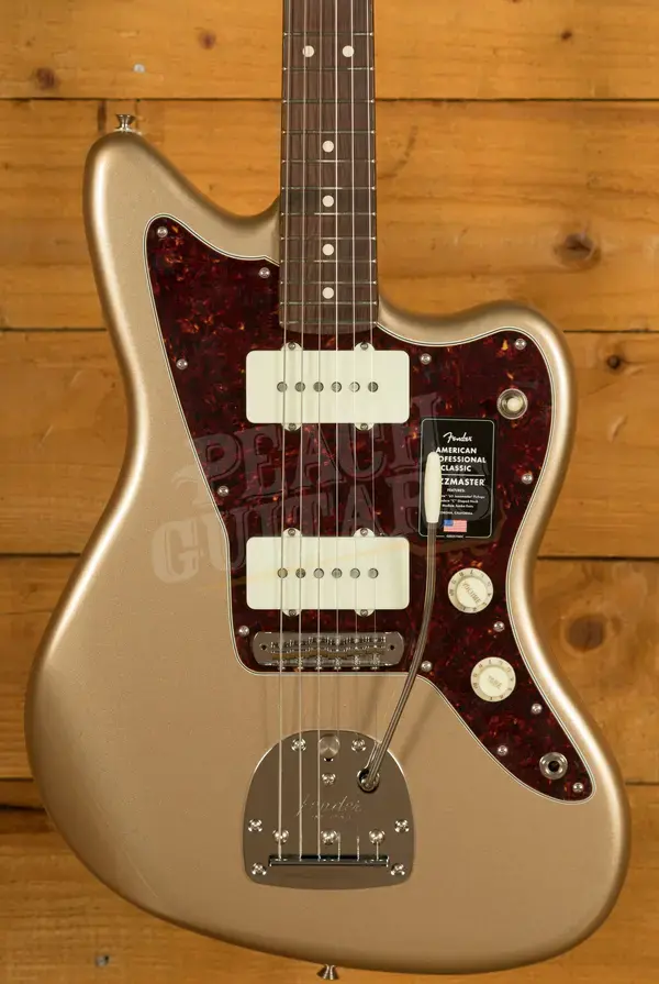 Fender American Professional Classic Jazzmaster - Rosewood - Faded Firemist Gold