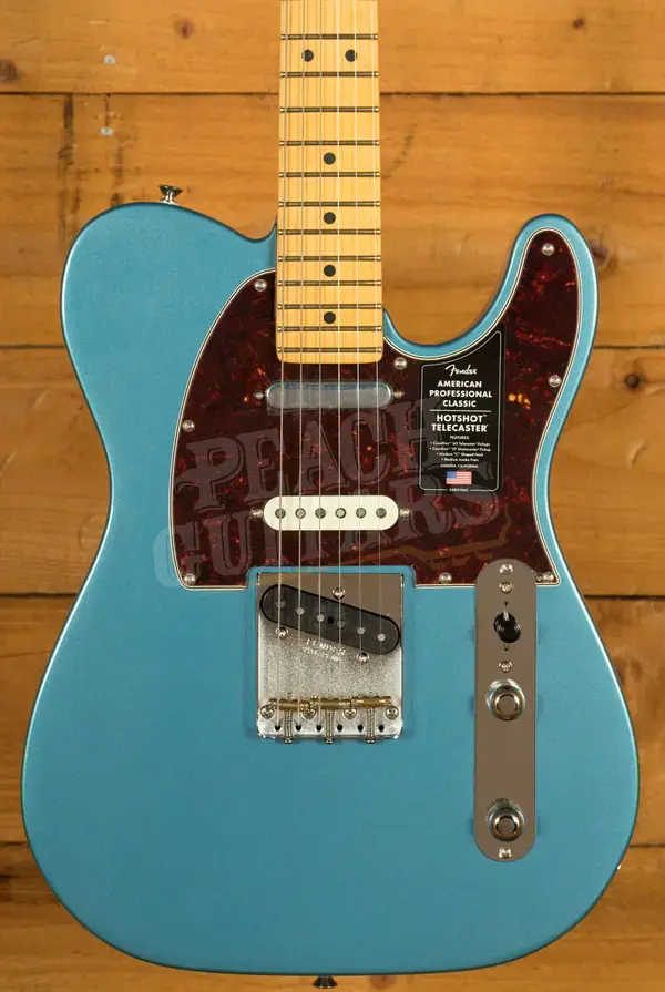 Fender American Professional Classic Hotshot Telecaster - Maple - Faded Lake Placid Blue