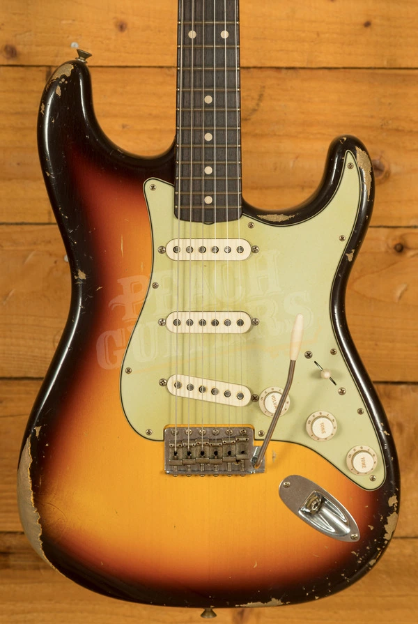 Fender Custom Shop Masterbuilt Levi Perry 62 Strat - Relic Chocolate 3-Tone Sunburst