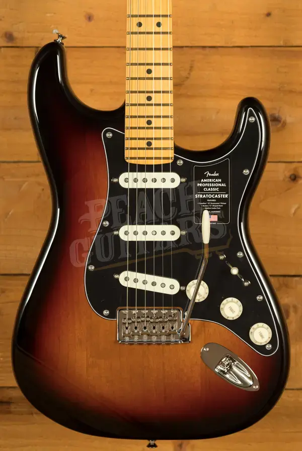 Fender American Professional Classic Stratocaster - Maple - 3-Colour Sunburst