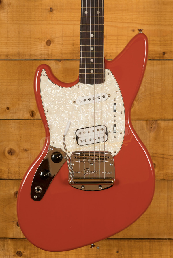 Fender Artist Kurt Cobain Jag-Stang | Left-Handed - Rosewood - Fiesta Red