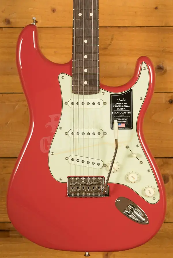 Fender American Professional Classic Stratocaster - Rosewood - Faded Dakota Red