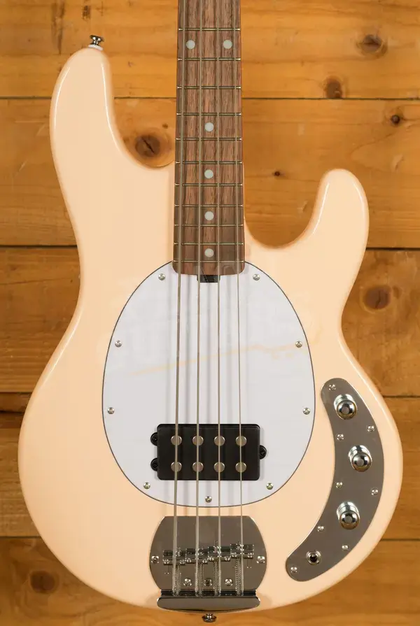 Sterling RAY4 SUB Series StingRay Bass - Vintage Cream
