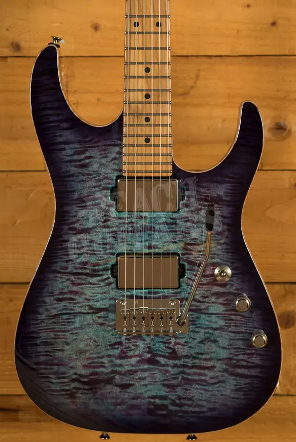 Tom Anderson Li'l Angel | Ultraviolet Blue with Purple Edge Burst