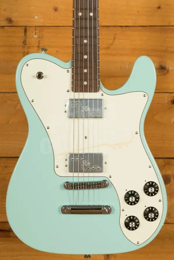 Fender Christone Ingram Signature Kingfish Delta Day Telecaster Deluxe - Rosewood - Daphne Blue