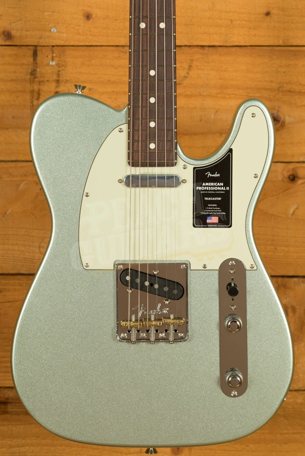 Fender American Professional II Telecaster - Rosewood - Mystic Surf Green