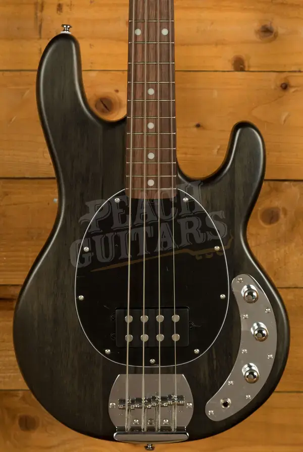 Sterling RAY4 SUB Series StingRay Bass - Trans Black Satin