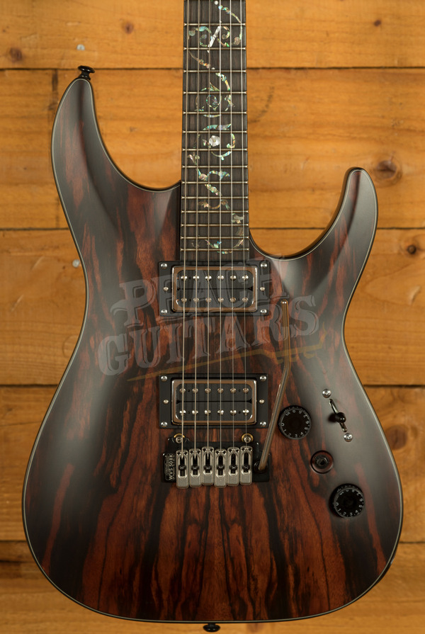 Schecter C-1 Exotic Ebony | Natural Satin