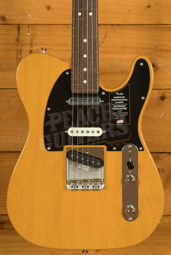 Fender American Professional Classic Hotshot Telecaster - Rosewood - Butterscotch Blonde
