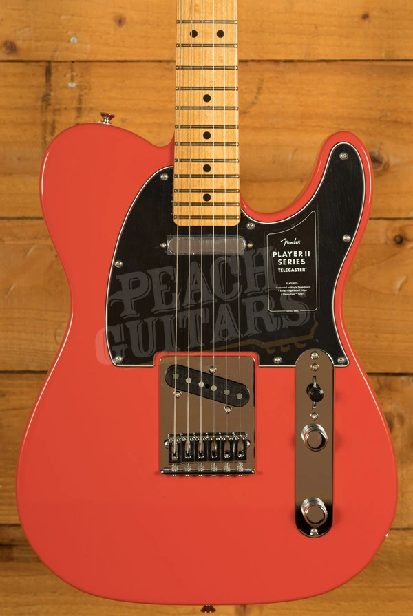 Fender Player II Telecaster - Maple - Coral Red