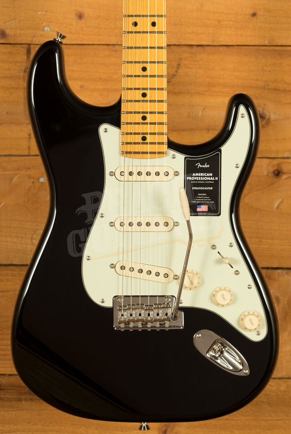 Fender American Professional II Stratocaster Maple Black