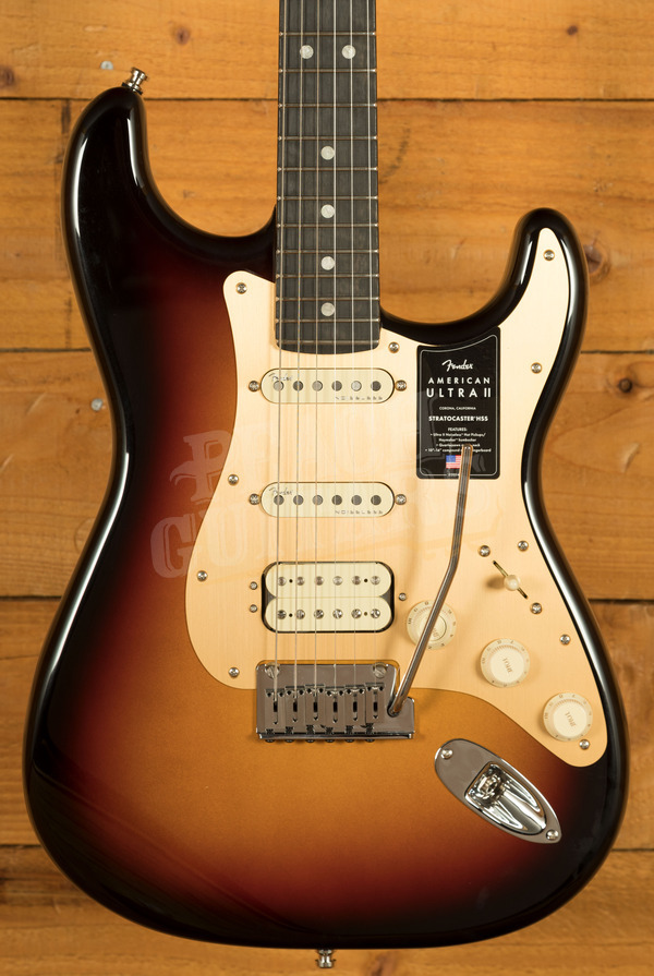 Fender American Ultra II Stratocaster HSS Ebony Ultraburst