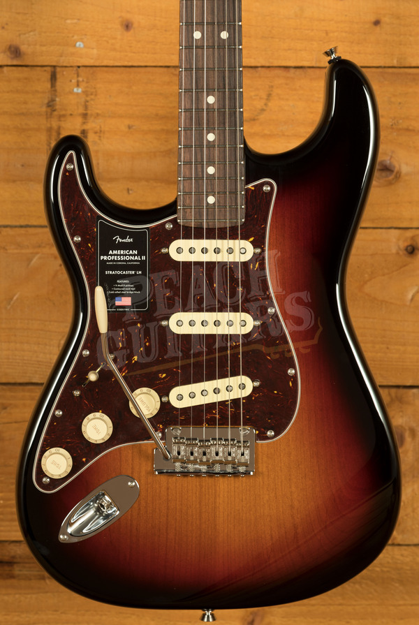 Fender American Professional II Stratocaster Left-Handed Rosewood 3-Colour Sunburst