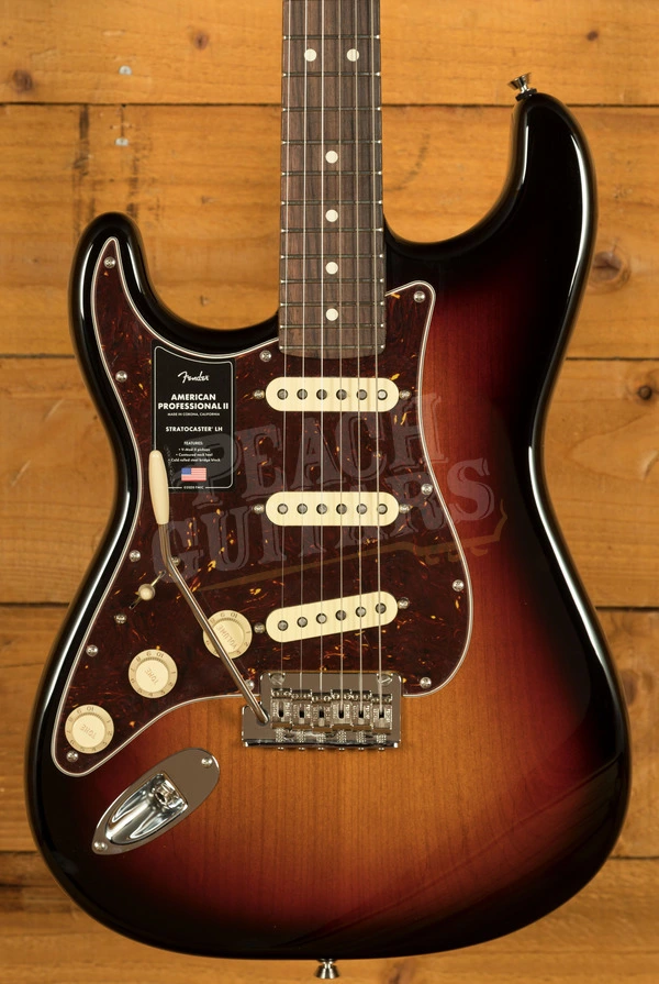 Fender American Professional II Stratocaster Left-Handed - Rosewood - 3-Colour Sunburst