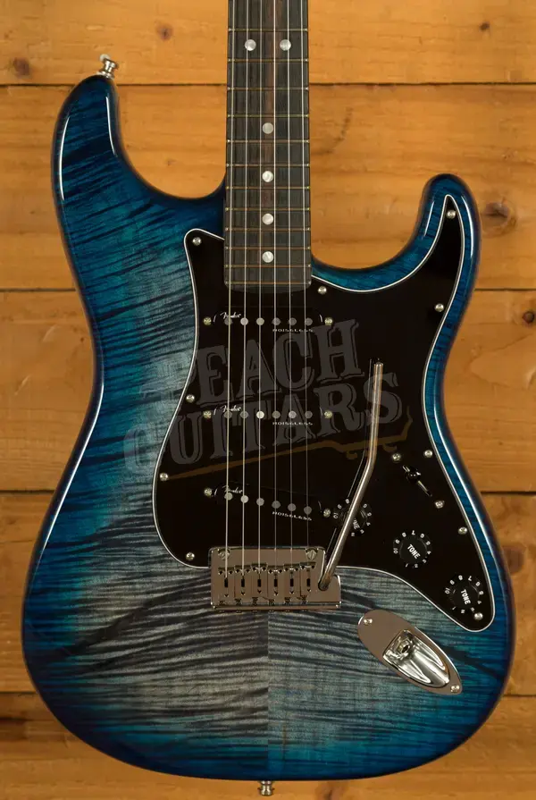 Fender Limited Edition American Ultra Stratocaster | Ebony - Denim Burst *Used*
