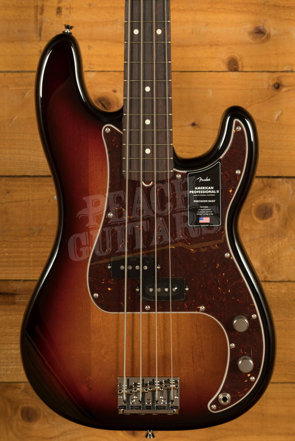 Fender American Professional II Precision Bass Rosewood 3-Colour Sunburst