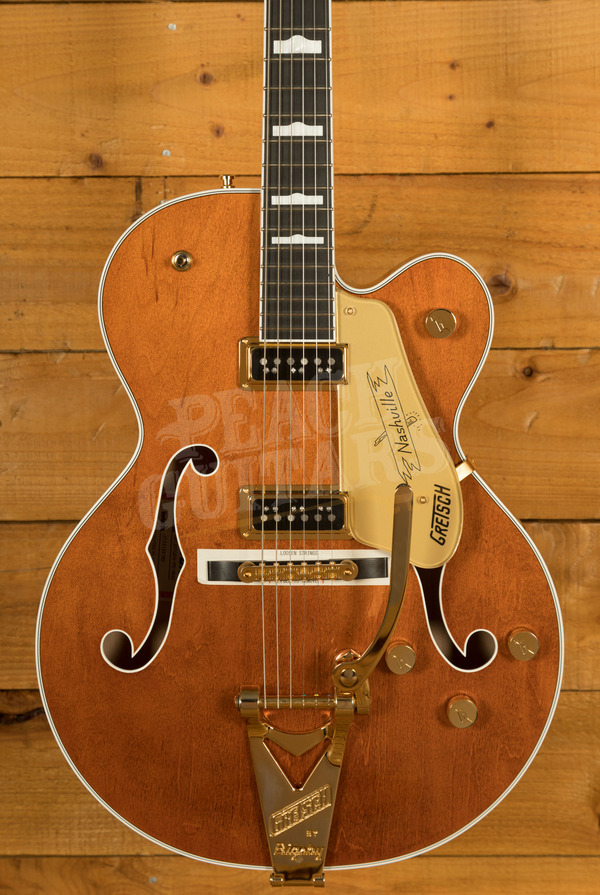 Gretsch G6120TG-DS Players Edition Nashville Hollow Body DS | Roundup Orange