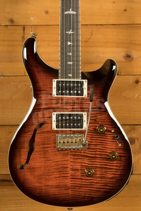 PRS SE Custom | Custom 24 Semi-Hollow Piezo - Orange Tiger