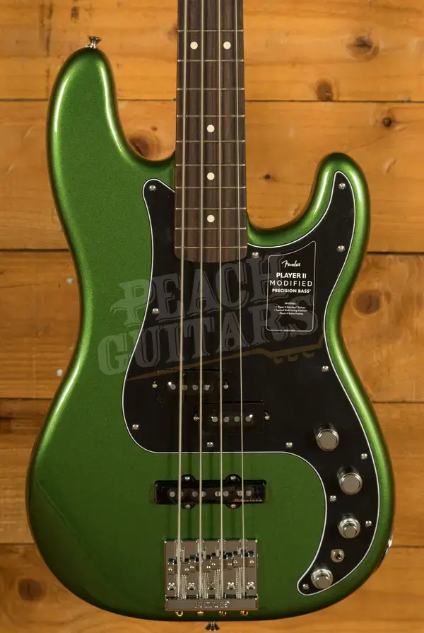 Fender Player II Modified Active Precision Bass - Rosewood - Harvest Green Metallic