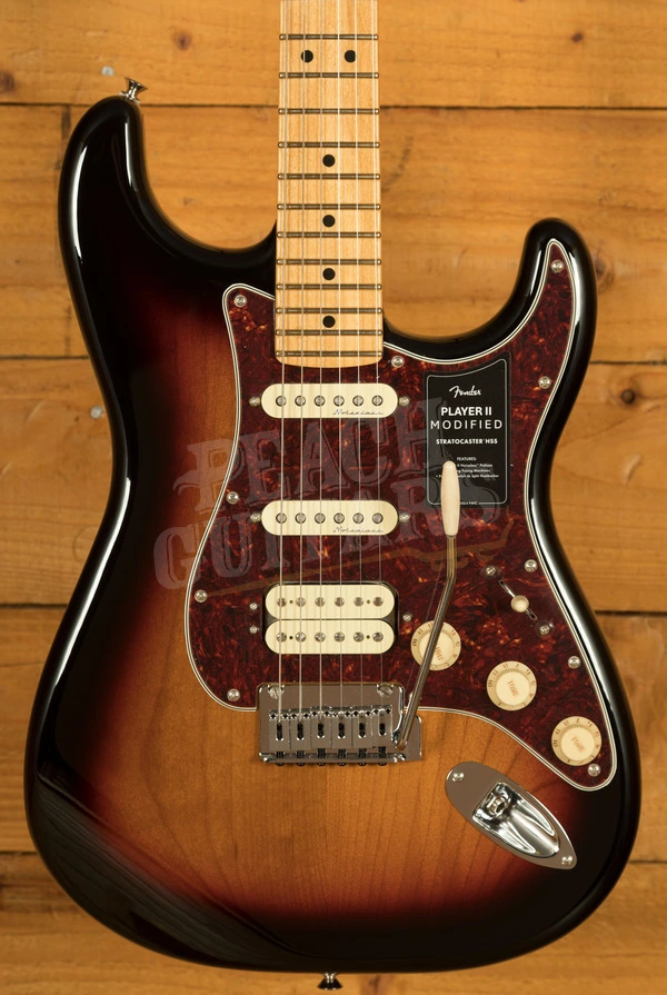 Fender Player II Modified Stratocaster HSS - Maple - 3-Colour Sunburst