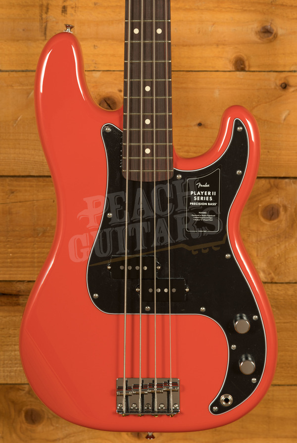 Fender Player II Precision Bass | Coral Red