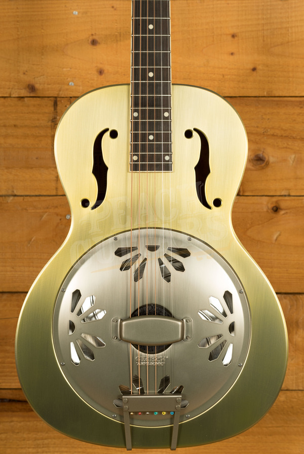 Gretsch G9202 Honey Dipper Special Round-Neck Brass Body Resonator Bell Bronze