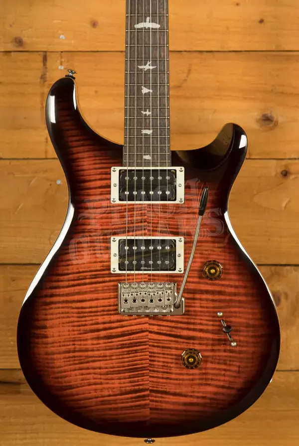 PRS SE Custom | Custom 24 - Orange Tiger Smokeburst 