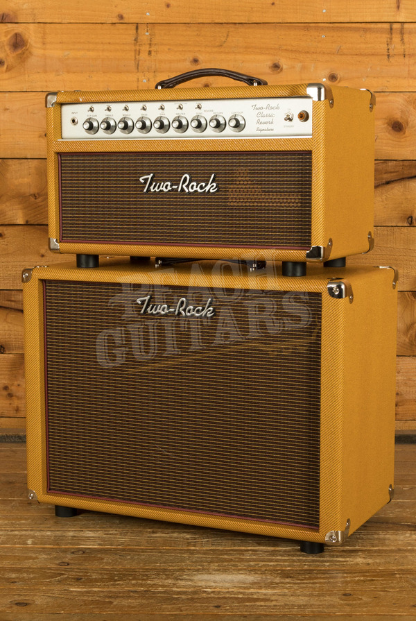 Two-Rock Classic Reverb Signature 40/20 Watt Head & 1x12 Cab - Lacquered Tweed