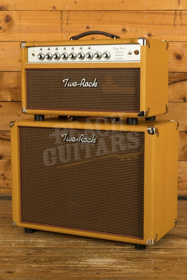 Two-Rock Classic Reverb Signature 40/20 Watt Head & 1x12 Cab - Lacquered Tweed