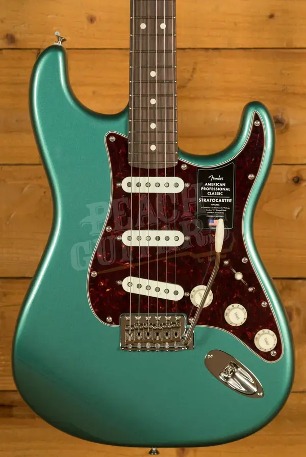 Fender American Professional Classic Stratocaster - Rosewood - Faded Sherwood Green Metallic