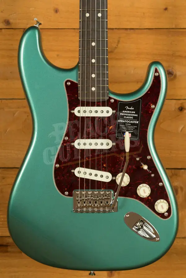 Fender American Professional Classic Stratocaster - Rosewood - Faded Sherwood Green Metallic