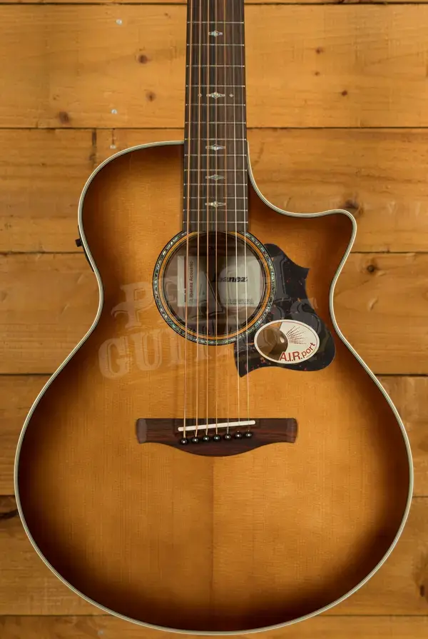 Ibanez AE Acoustic Guitars | AE3007FMH - Tobacco Edge Burst High Gloss - 7-String