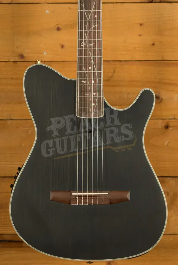 Ibanez TOD10N Tim Henson/Polyphia Electro-Nylon - Transparent Black Flat