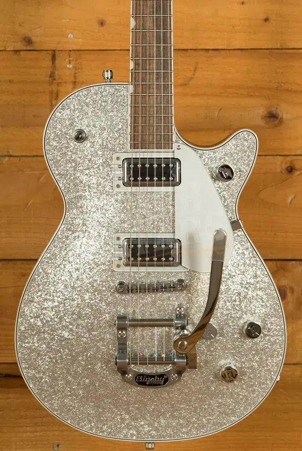 Gretsch G5230T Electromatic Sparkle Jet FT Single-Cut Silver Sparkle