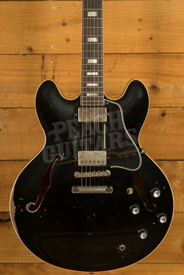 Gibson Custom Murphy Lab 1964 ES-335 | Ebony - Ultra Heavy Aged