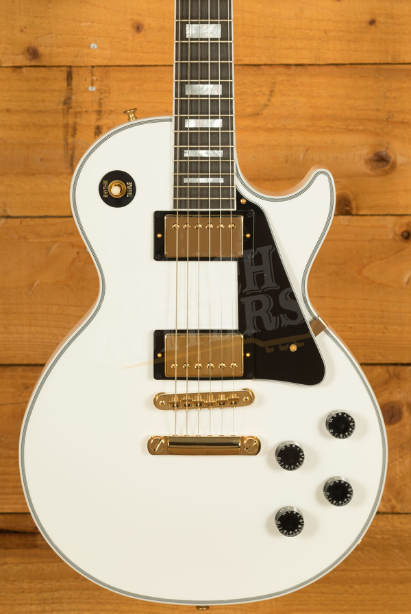 Gibson Custom Les Paul Custom w/Ebony Fingerboard Gloss | Alpine White