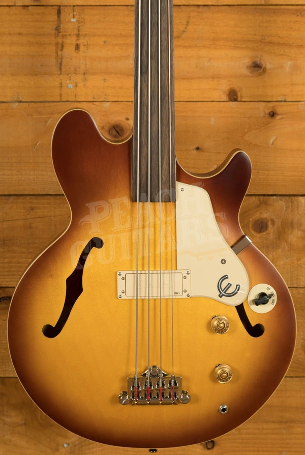 Epiphone Jack Casady Fretless Bass | Aged Royal Tan