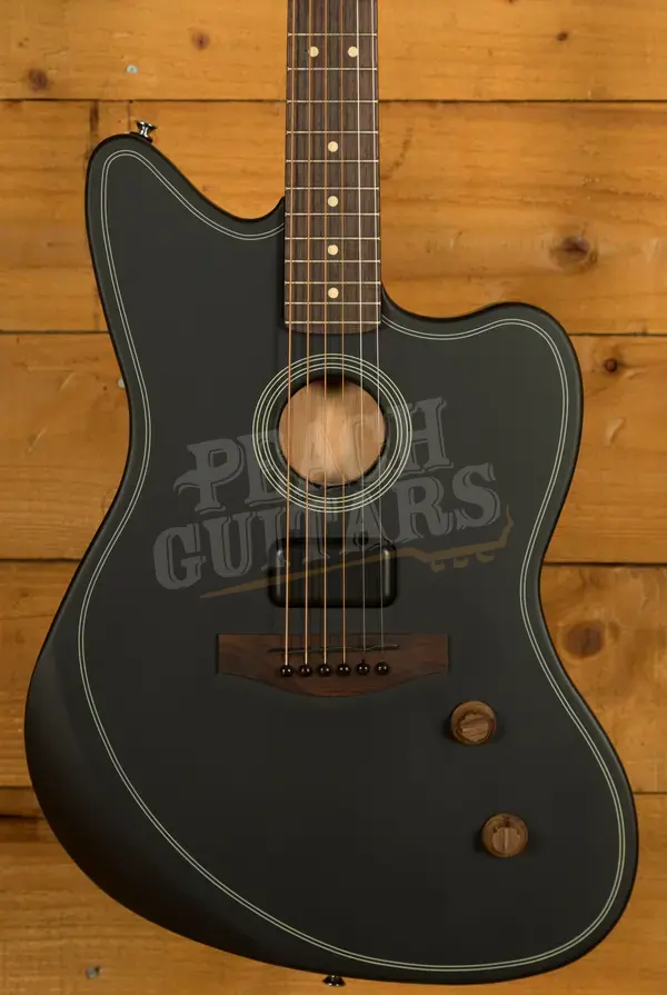 Fender Acoustasonic Standard Jazzmaster - Rosewood - Black