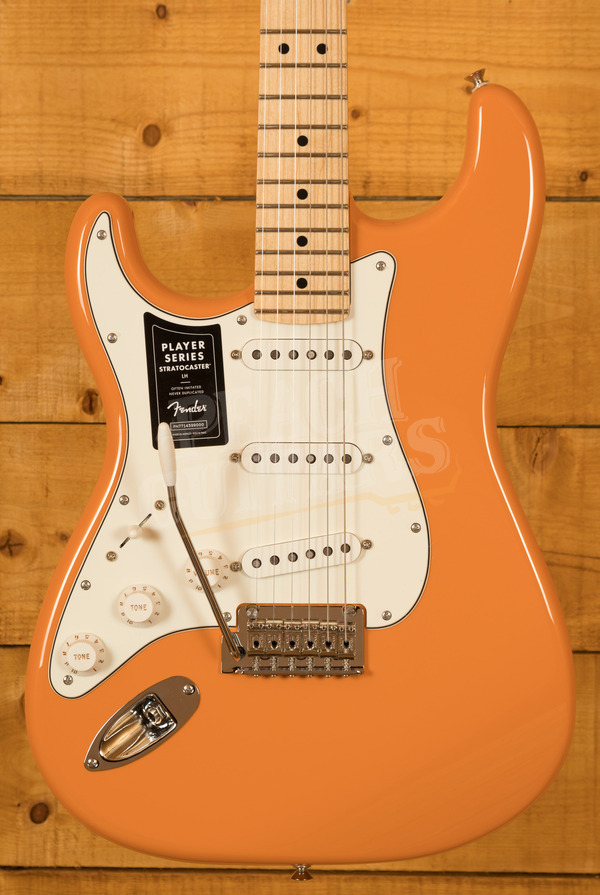 Fender Player Series Strat Maple Neck Capri Orange Left Handed