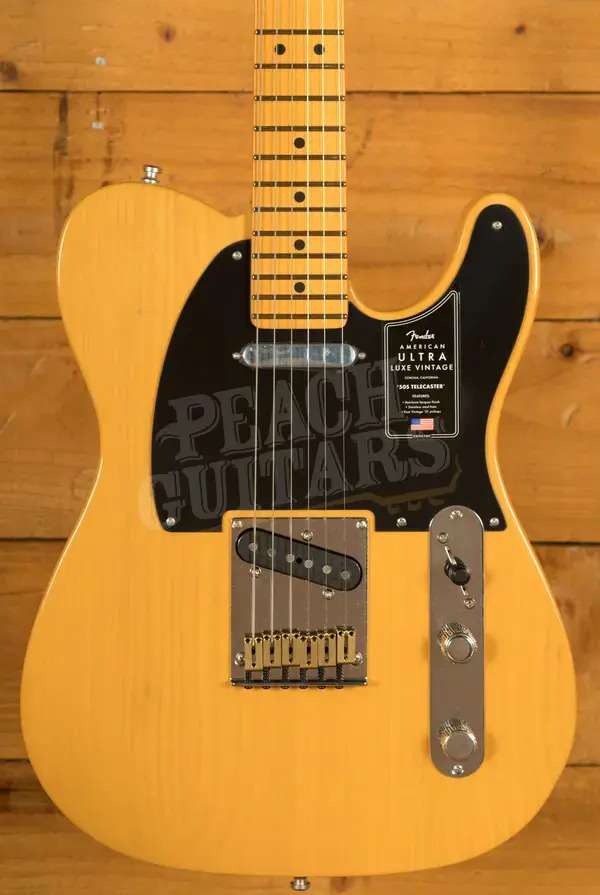 Fender American Ultra Luxe Vintage '50s Telecaster - Maple - Butterscotch Blonde