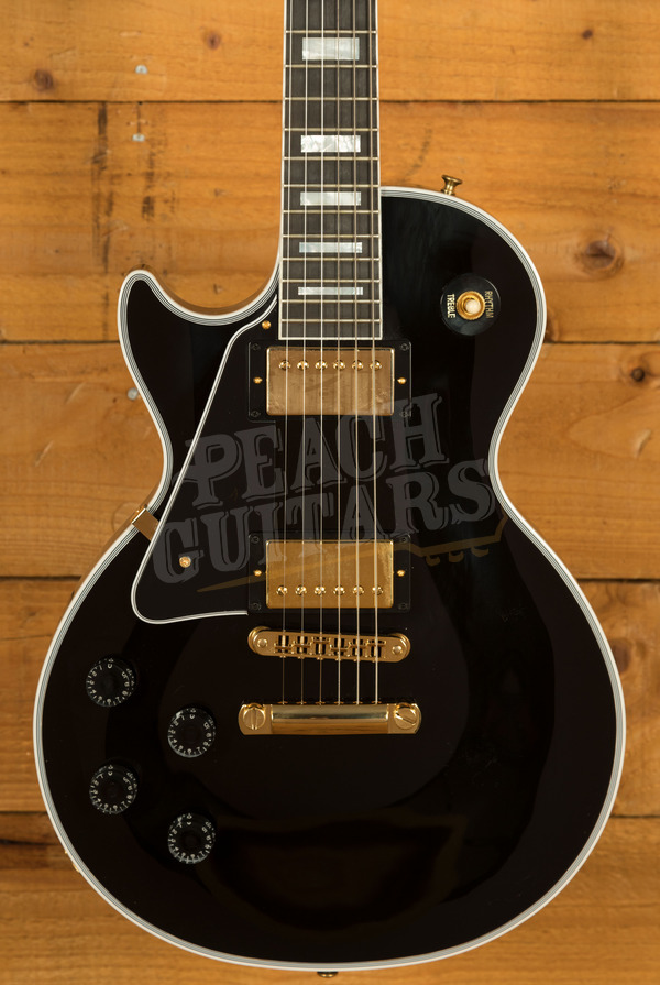 Gibson Custom Les Paul Custom w/Ebony Fingerboard Gloss | Ebony *Left-Handed*