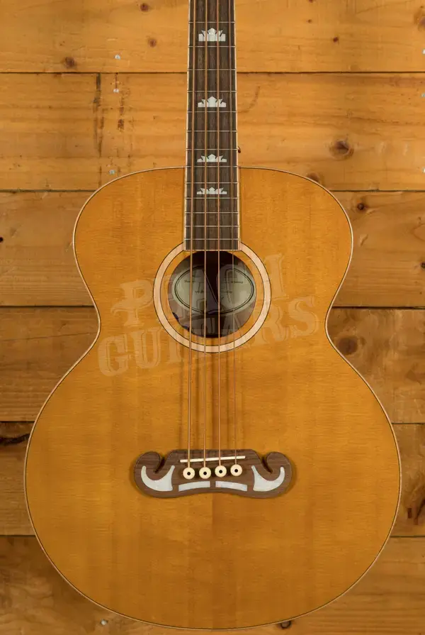 Epiphone El Capitan J-200 Studio Bass | Aged Vintage Natural